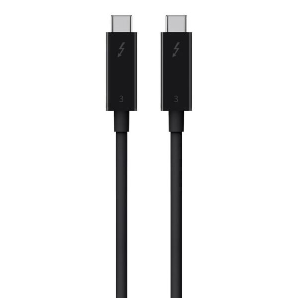 29f58ee41aeda817_F2CD085bt2M-BLK_PkF_4W Belkin Thunderbolt 3 Cable (USB C to USB C) (100W) (6.5ft/2m)