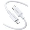 2_1732706795 Ugreen USB C To Lightning M/M Cable Rubber Shell 60W 1M White