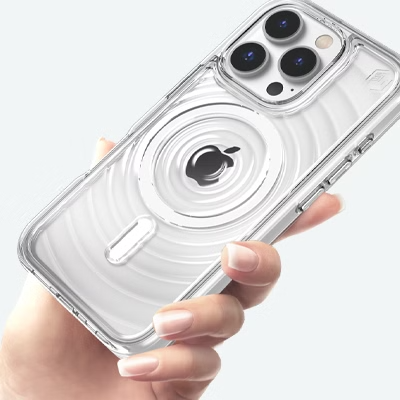 4709383 STM Reawaken Ripple MagSafe Case for Apple iPhone 16 Pro/Pro Max (Clear)