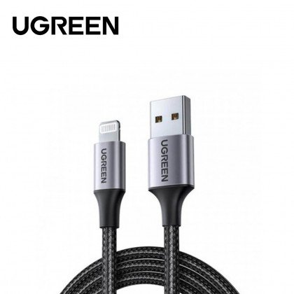 5_1732766449 Ugreen USB A To Lightning Cable Alu Case with Braided 1.5M Black