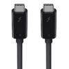 798e68c621d5765e_F2CD085bt2M-BLK_4W_3 Belkin Thunderbolt 3 Cable (USB C to USB C) (100W) (6.5ft/2m)