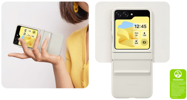 mceclip0(97) Samsung Galaxy Z Flip 5 Leather Cover