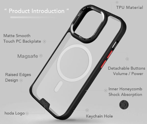 mceclip6(32) HODA Rough Case Military Standard MagSafe Compatible iPhone 14 Plus