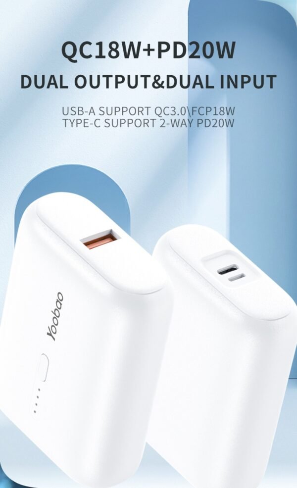my-11134208-7r98p-lpn1y38bd17594 Yoobao PD20 Mini 10000mAh Fast Charging Super Mini Power Bank/ Festival Pack PD 20W Charger Set QC18W/PD20W